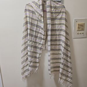Striped Lightweight Scarf